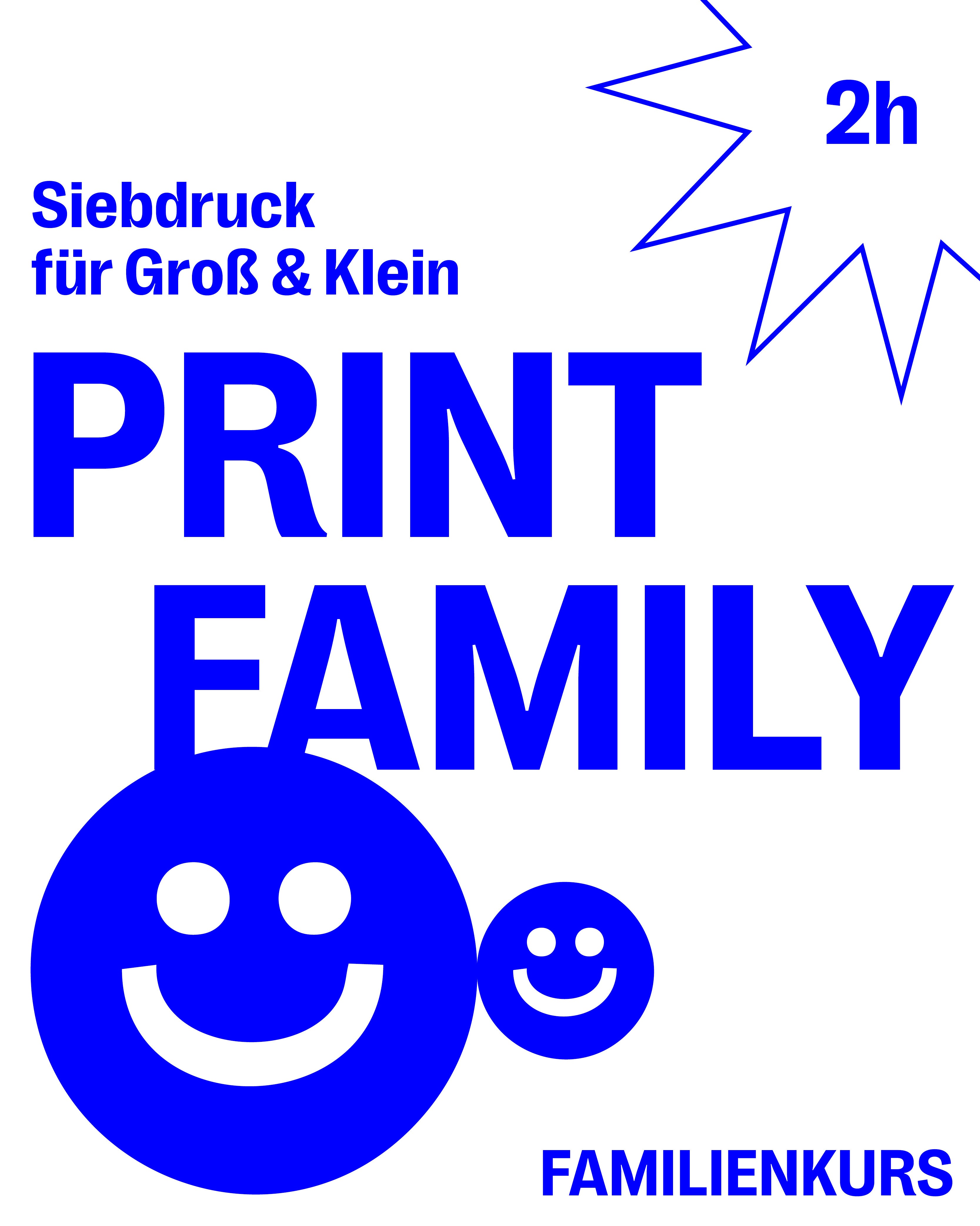 Siebdruck Workshop Print Family