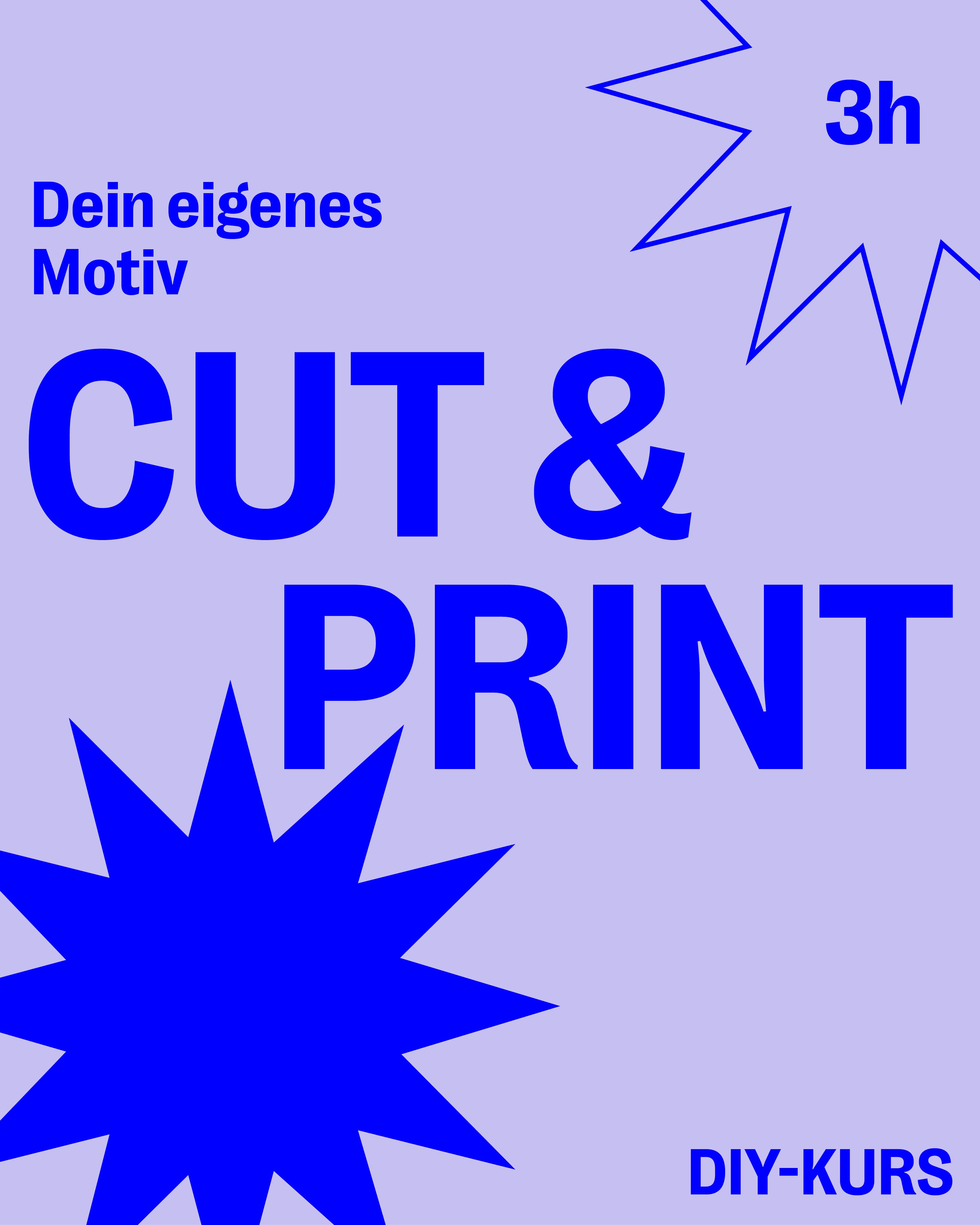 Siebdruck Workshop Cut & Print